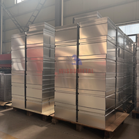 Fabrication sur mesure de conduits d'air carrés en acier galvanisé et inoxydable OEM ODM pour la ventilation CVC