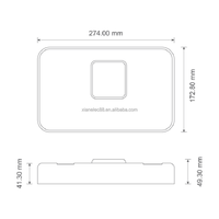 Tablero de control de nevera de 3 cables digital OEM al por mayor tablero de PCB y PCBA de refrigerador de potencia combinada
