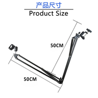 GAZ-37 Professionnel cantilever échafaudage micro réglable avec adaptateur en métal micro bras support