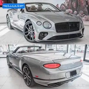 High Quality W12 Carbon Fiber Body Kit Front Lip Side Skirt Rear Lip Spoiler 18-22 Suitable For Bentley Continental GT