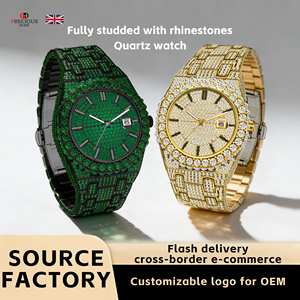 Orologio da Uomo PRECIOUS DUKE di Lusso con Diamanti, Cassa in Lega, Orologio alla Moda, Resistenza all'Acqua 3 bar, Quadrante <span class=keywords><strong>42</strong></span>, Movimento al Quarzo - Product Image 1