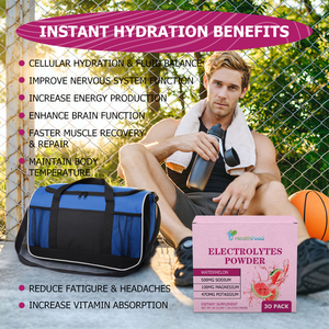 Private Label Electrolytes Powder with Total Carbohydrate Cellular Hydration Fluid Balance Maintain Body Temperature Powder - Product Image 6