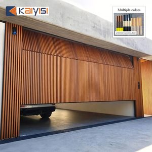 <span class=keywords><strong>Porte</strong></span> <span class=keywords><strong>de</strong></span> <span class=keywords><strong>garage</strong></span> automatique en aluminium à grille, offrant une grande durabilité et une faible nécessité d'entretien - Product Image 1