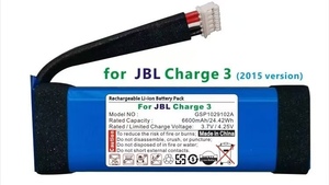 GSP1029102A 3,7 V 6600 mAh Li-Ion-Batterie für JBL Charge 3 Charge3 2015 Version Lautsprecher T420 - Product Image 2