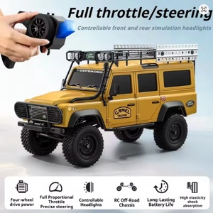 รถบังคับวิทยุ SJY-N111C 1:18 แลนด์โรเวอร์ ดีเฟนเดอร์ ขับเคลื่อน 4 ล้อ สำหรับปีนป่ายและวิ่งออฟโรด ความเร็ว 3 กม./ชม. รถจำลองแบบเต็มสเกล ของเล่นสะสมและของขวัญ - Product Image 6