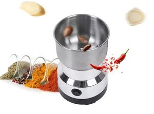 Moulin électrique, petit moulin à café domestique, en acier inoxydable, haute puissance, mixeur alimentaire multifonctionnel pour la cuisine - Product Image 3