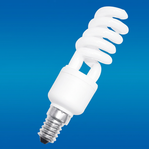 หลอดไฟ CFL แบบเกลียวครึ่งวงกลม รูปทรงดอกบัว สีขาว E14 6000K 8000 ชั่วโมง 80lm/W CRI 80 AC 220V รับประกัน 2 ปี พลาสติก OEM 4800 ลูเมนส์ - Product Image 1