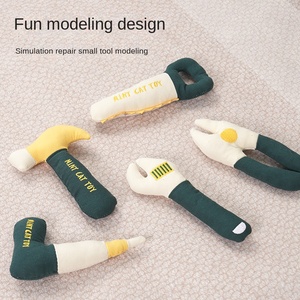 ของเล่นแมวแบรนด์ Juicepet ผลิตจากผ้าฝ้ายเป็นมิตรต่อสิ่งแวดล้อม ลายการ์ตูนแมว ช่วยบรรเทาอาการไม่สบายด้วยกลิ่นเปปเปอร์มินต์  ไม้ล่อแมว ช่วยขัดฟัน ทนทานต่อการกัด - Product Image 3