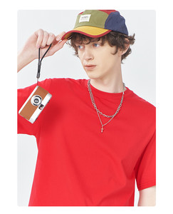 Camisetas de Algodón Peinado para Hombre y Mujer, Tallas Grandes, Manga Corta, Ropa de Marca de Alta Calidad, Camisetas Básicas Suaves - Product Image 3