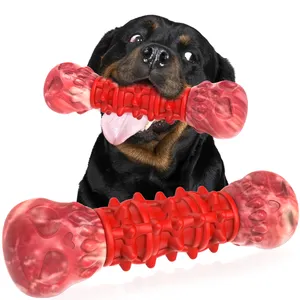 Vendita calda di gomma giocattolo per animali domestici cane osso molare stick masticazione, giocattoli per animali domestici, giocando piccoli giocattoli per animali domestici per cani