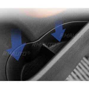 Caja de almacenamiento para puerta de coche, caja de almacenamiento para reposabrazos de manija de puerta, caja de almacenamiento metálica con bolsillo frontal, kit de carrocería para accesorios de coche DEEPAL S07 - Product Image 5