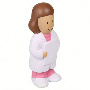 Balle anti-stress en mousse PU souple personnalisée avec logo promotionnel pour femmes médecins, jouet <span class=keywords><strong>de</strong></span> relaxation et <span class=keywords><strong>de</strong></span> soulagement pour les médecins - Product Image 1
