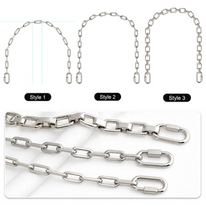 Chaîne de sac de haute qualité et sangle de téléphone personnalisable en chaîne dorée avec chaînes pour sangles de sacs à usage polyvalent - Product Image 3