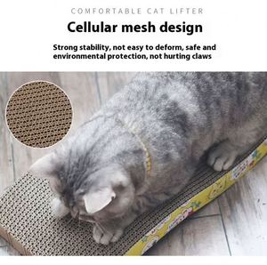 Entrega Direta do Fabricante de Gato de Alta Qualidade Jogando <span class=keywords><strong>Scratcher</strong></span> Seguro e Ambientalmente Amigável Gato Coçando Papelão - Product Image 3