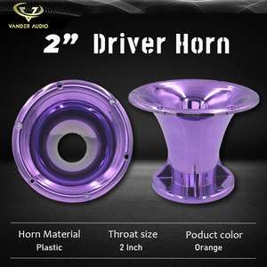 Haut-parleur de compression à embout de 2 pouces à fixer pour voiture ou camion - Couleurs violettes - Product Image 4