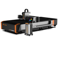 Machine de découpe laser fibre CNC 3015 de pointe 3000W haute précision refroidie par eau pour tôles d'acier inoxydable avec prise en charge AI/PLT