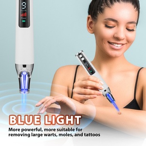 Mini stylo laser portable rouge et bleu pour l'élimination des taches, des cicatrices, des grains de beauté, des verrues et des tatouages - Product Image 4