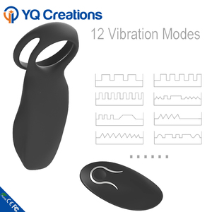 Mainan Seks Dewasa Silikon Lembut dengan Kontrol Remote yang Dapat Disesuaikan, Cincin Penis Bergetar Kuat untuk Pembesaran Penis Pria - Product Image 4