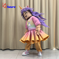 Offre Spéciale nouvelle petite fille poupée mascotte géant belle poupée gonflable dessin animé Costume rue drôle fête Cosplay Costume