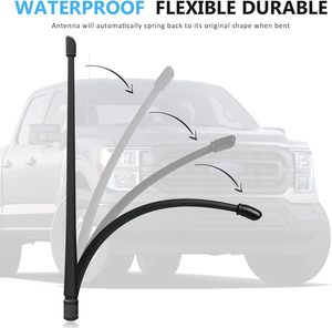 Antena AM/FM para <span class=keywords><strong>Jeep</strong></span> <span class=keywords><strong>Wrangler</strong></span> JK JT JL JLU JKU <span class=keywords><strong>Sahara</strong></span> <span class=keywords><strong>Rubicon</strong></span> Sport 2007-2023, reemplazo de antena flexible para <span class=keywords><strong>Jeep</strong></span> Gladiator - Product Image 5