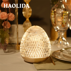 Đèn bàn LED sang trọng có thể sạc lại với điều khiển cảm ứng, 3 mức độ điều chỉnh độ sáng, dùng cho nhà ở hoặc nhà hàng - Product Image 1