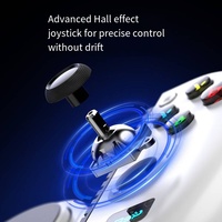 Manette de jeu extensible D15 avec déclencheurs à effet Hall pour programmation de macros, compatible PC, Android, iOS, streaming, pour Type-C
