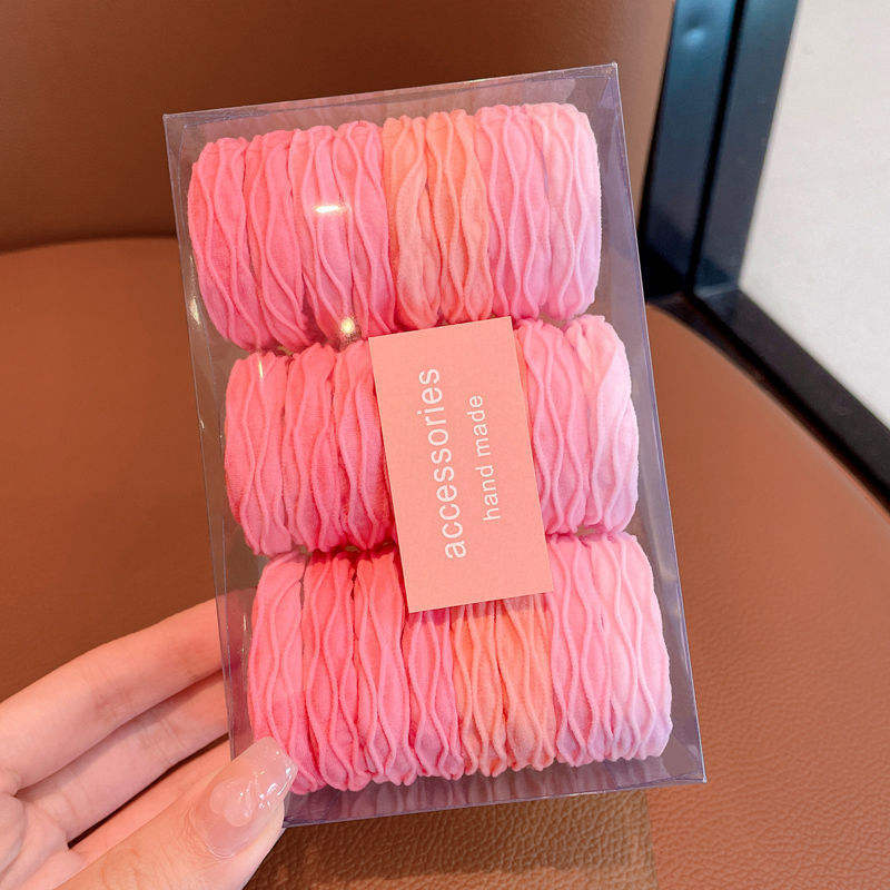 การไล่ระดับคลื่นสีชมพู2ชิ้น24ชิ้น