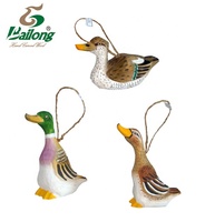 Sculpture faite à la main Home Decor Statue et Figurines Canard en bois sculpté personnalisé