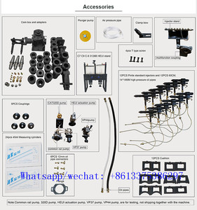 HEUI&EUI EUP परीक्षण CR919 CR825 ऑल इन वन लाइन मल्टी-फंक्शनल कॉमन रेल डीजल ईंधन इंजेक्टर पंप परीक्षण उपकरण - Product Image 5
