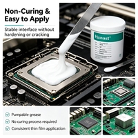 Pâte Thermique Silicone 4.0W/mK pour CPU, LED Haute Puissance, Éclairage Public, Alimentation Industrielle, Anti-Âge, Isolation Électrique 1kg