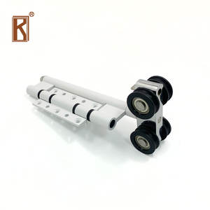 Rouleau supérieur pour portes pliantes, charnière en alliage d'aluminium avec support en SUS304, design élégant et élégant - Product Image 1