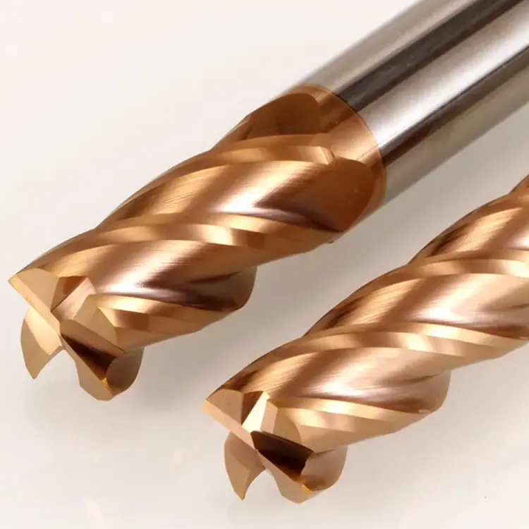 BK Carbide Fresa CNC 4 Flutes Flat End Mills Cutters For Carbon fiber