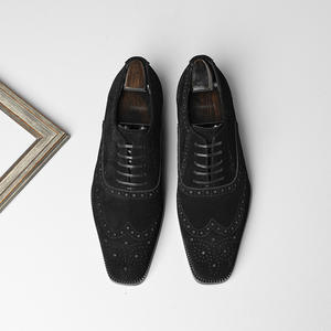 Men's Breathable And Fashionable Leather <b>Shoes</b> Business Formal Flat Casual <b>Shoes</b> Outdoor Height Increasing Large Sized <b>Shoes</b> Men - Product Image 5