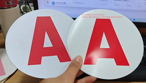Targa <span class=keywords><strong>Auto</strong></span> Adesiva in PVC a Forma di L Maglory, 2 Pezzi/Confezione, Personalizzabile - Product Image 4
