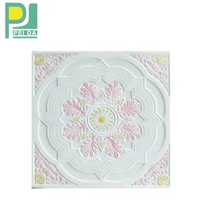 Hiện đại đục nghệ thuật chống cháy vuông thạch cao Trần gạch cho khách sạn sử dụng-giá rẻ trong Uganda - Product Image 1