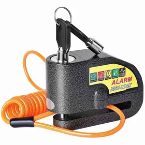 <span class=keywords><strong>Alarma</strong></span> antirrobo de bloqueo de disco de motocicleta, sistema de bloqueo de disco para bicicleta, 10mm - Product Image 1