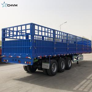 Hek Cargo Trailer Gebruikt Semi Trailer Zijwand <span class=keywords><strong>Stake</strong></span> Vrachtwagen Truck Trailer - Product Image 4