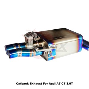 วาล์วสุญญากาศ3.0T 2010-2018ท่อไอเสียไทเทเนียมปรับแต่งเสียงกีฬา Vortex เหมาะกับ A7 Audi C7 - Product Image 6