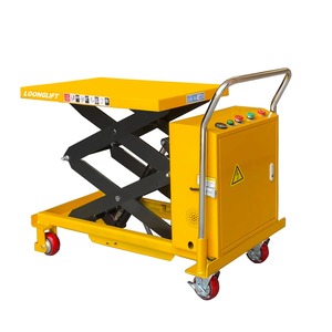 Hot Selling Mobile Lift Table DPS350 Semi Electric Lifting Platform 140kg/1.5m Economical Mold <b>Handling</b> Lifting Logistics - Product Image 6