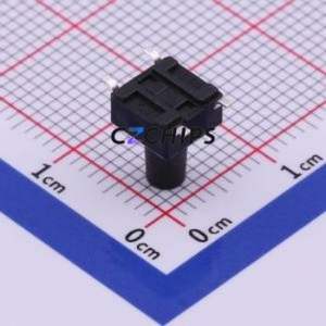 UK-B0228-G9-SP25 Tactile Switch SMD-4P,6x6mm Switch Single Pole Single Throw Round Button 2.5N Vertical Mount - Product Image 2