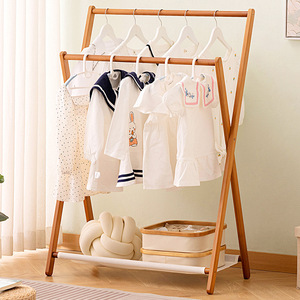 Floor- Lazy-Person <b>Clothes</b> Hanger Minimalist Multi-Functional Storage Bedroom Drying <b>Rack</b> - Product Image 1