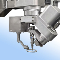 Machine de découpe à jet d'eau CNC, découpeuse automatique de pierre, haute pression, pour marbre, granit, pierre, Hualong HLRC-2015