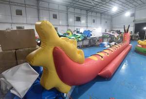 2025 New nước towable trò chơi bơm hơi màu đỏ thuyền rồng, Inflatable rồng thuyền chuối với kích thước tùy chỉnh - Product Image 5