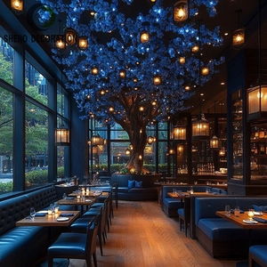 Tùy Chỉnh Nhà Hàng Cà Phê Quầy Bar Cao Cấp Tấm Tường Trang Trí Nội Thất Hệ Thống Cà Phê Trang Trí Cử<span class=keywords><strong>a</strong></span> Hàng - Product Image 4