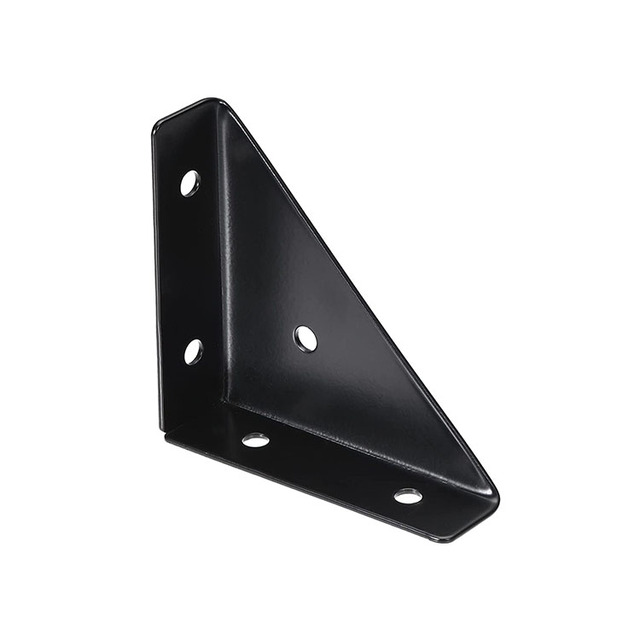 Heavy-Duty Triangular Shelf Brackets Fastener Cold Rolled Steel Support for Desk Bed Edge Sheet Metal Fabrication Product