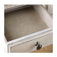 Tapis de protection fin et résistant en PVC, lavable, non adhésif, facile à installer, pour étagères et armoires, protège les placards de cuisine et les tiroirs de salle de bain