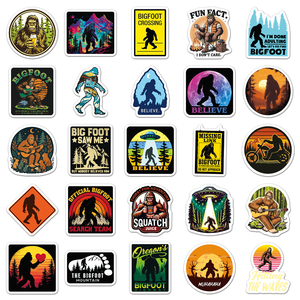 Paquete de 50 Pegatinas de Bigfoot al por Mayor - Calcomanías Creativas de Graffiti <span class=keywords><strong>para</strong></span> Viajes al Aire Libre <span class=keywords><strong>para</strong></span> Patinetas, Motocicletas y Equipo de Aventura - Product Image 4