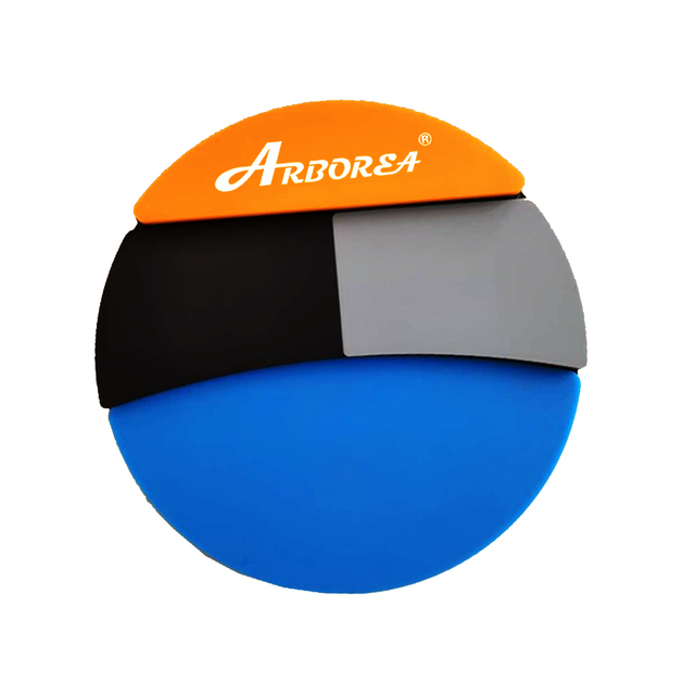 Arborea 12 Inch Drum Practice Pad High Quality Silicone Rubber OEM Service for Drum Practice and Performance Dumb Drum Pad
