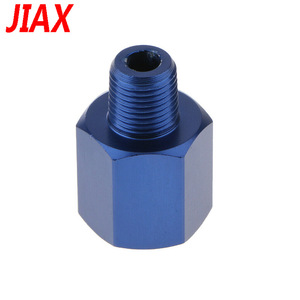 Réducteur de tuyau d'huile Jiax M12*1.5 à 18NPT, adaptateur de pression de carburant en aluminium pour usage automobile - Product Image 1