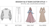 Robe longue élégante de style cardigan Accessoire pour robe abaya brodée de paillettes dorées à la main en polyester pour habiller votre style
